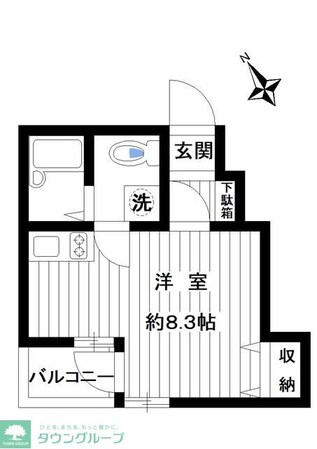 ブライトステージ南田中の物件間取画像